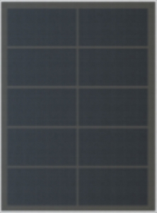 5.5V0.6W指紋鎖太陽(yáng)能板